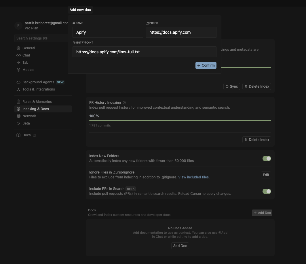 Add llms-full.txt to Cursor